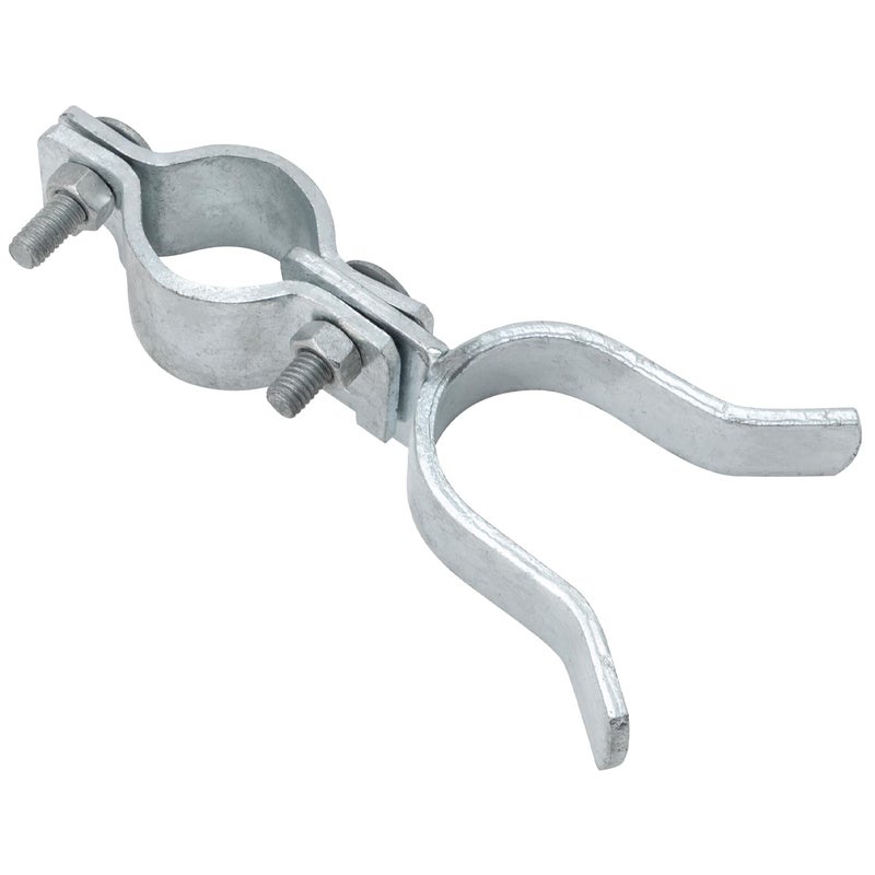 VIVIDA Chain Link Gate Latch 1-3/8"" x 1-5/8"", Fence Fork Lock, Galvanized Steel, 1 PCS - Image 1